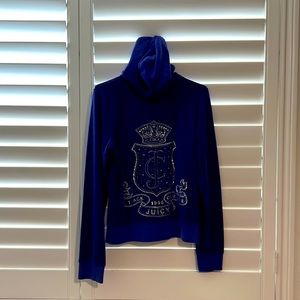 Juicy Couture Velvet Hoodie Jacket L